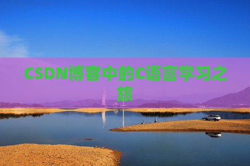 CSDN博客中的C语言学习之旅